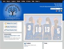 Tablet Screenshot of elmstreetschool.us